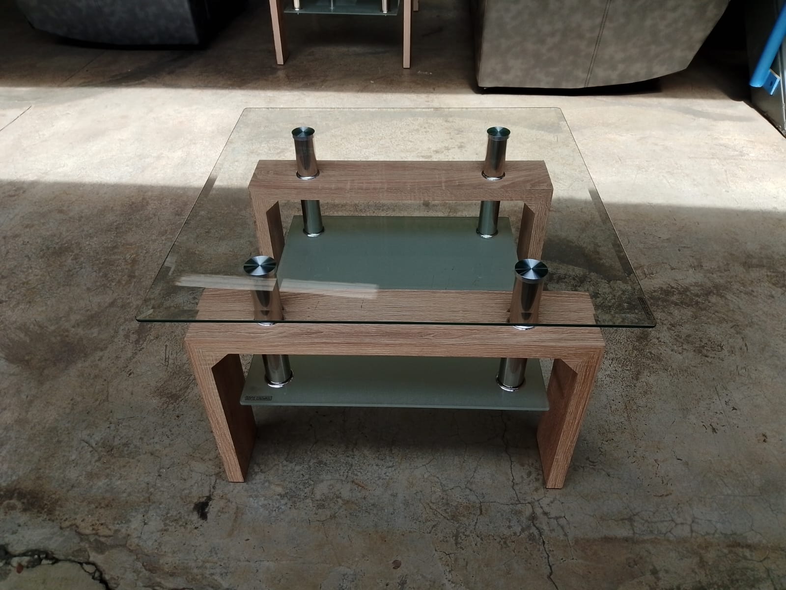 Glass Side Table